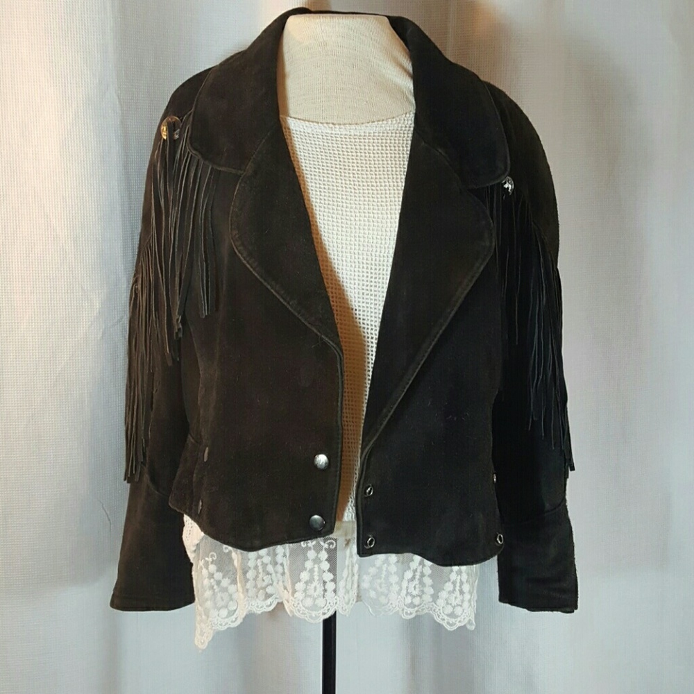 Vintage Brushed leather jacket